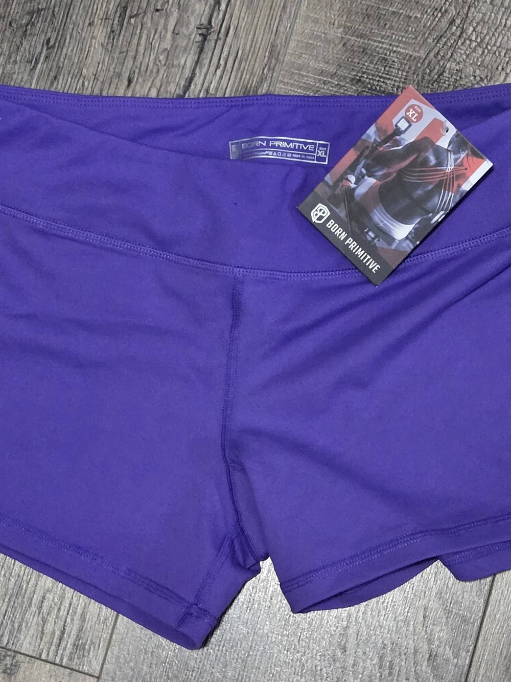Born Primitive Women's Purple Bike Shorts